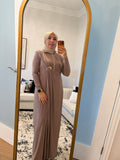 Elysian Front-Zip Pleated Evening Jumpsuit