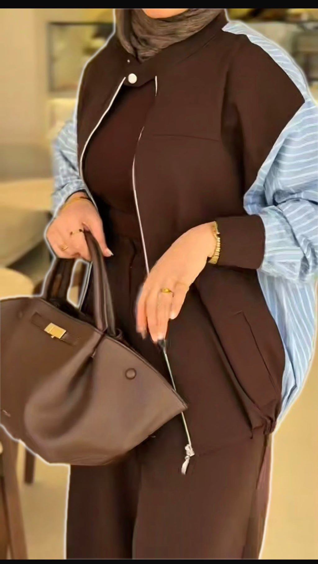 The Striped-Sleeve Tracksuit