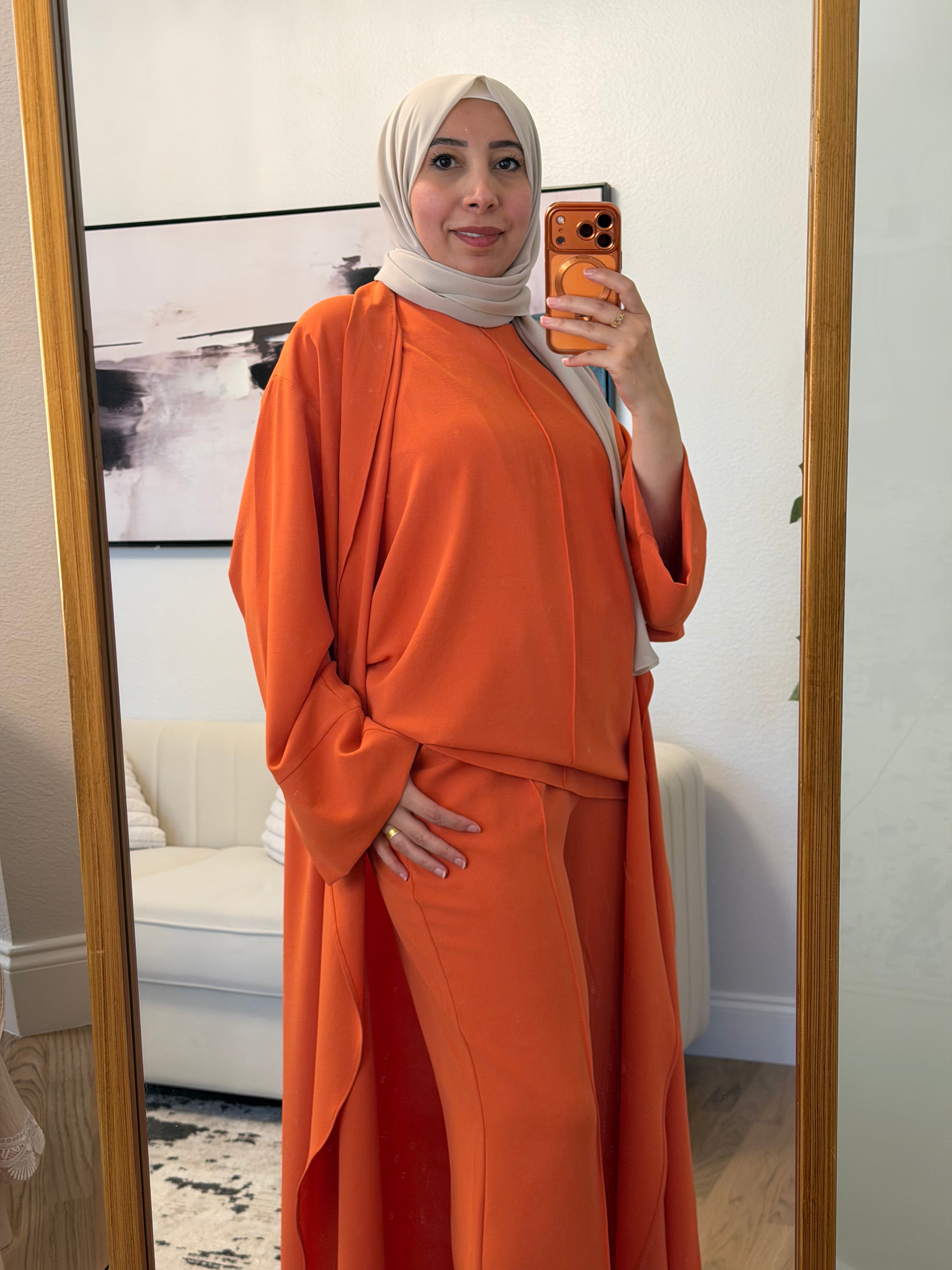 The Draped Kimono Suit