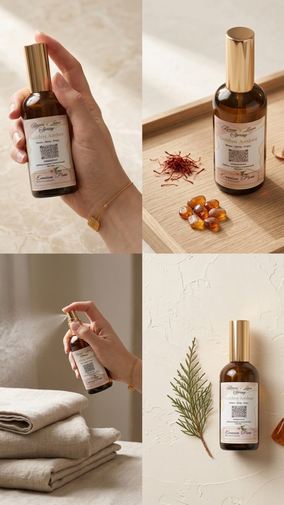 Golden Amber Room Spray