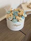 7.5 inch Round Candle Flower Bouquet