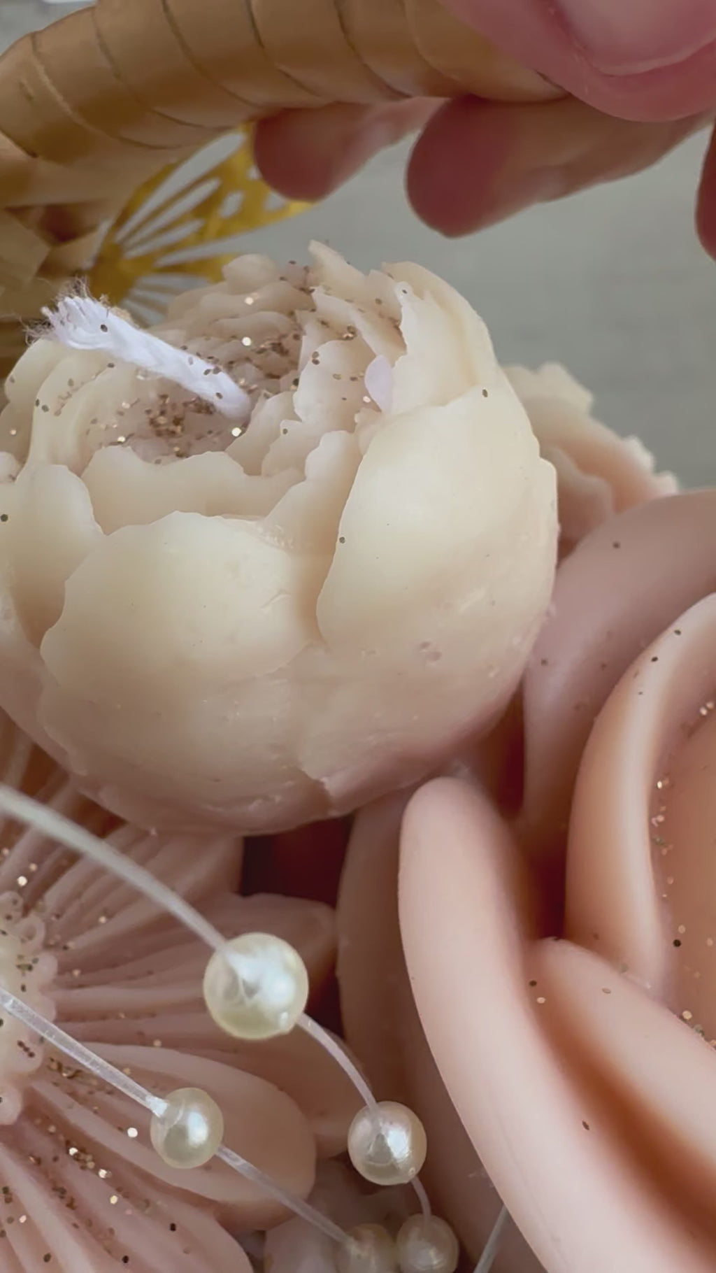 Flower Basket Candle